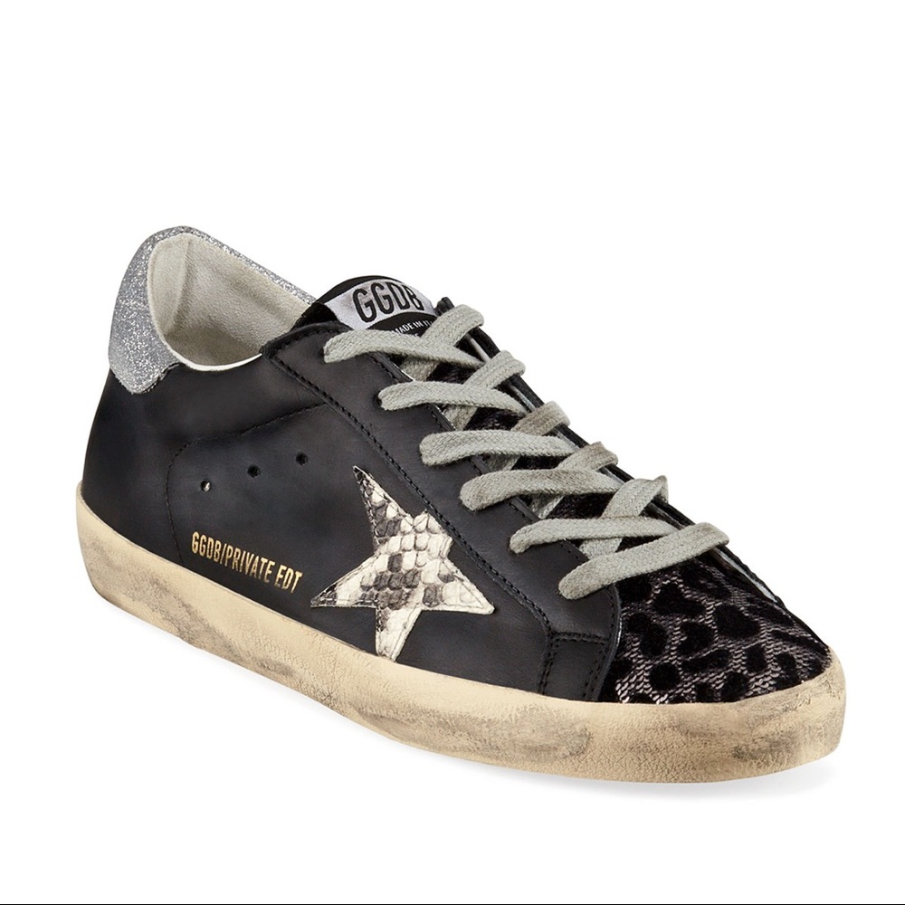 Golden Goose Superstar Python & Leopard Sneakers 7